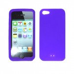 Wholesale iPhone 5 Silicone Skin Case (Purple)